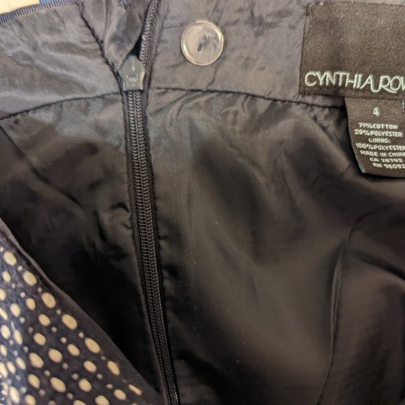 3 for $20. Cynthia Rowley POLKA DOT SKIRT - Picture 3 of 3